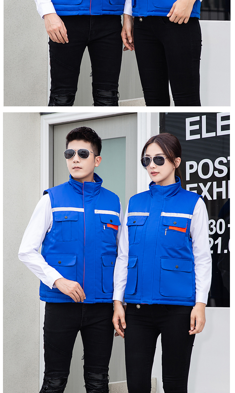 200g silk cotton lining thick warm cotton vest universal style H06-GYJ9901