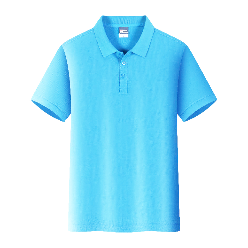 210g eco-friendly cotton parent-child short-sleeved lapel polo shirt for adults L18-2200