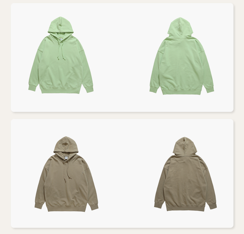 350g autumn heavy hooded couple sweatshirt BC8-350 hoodie