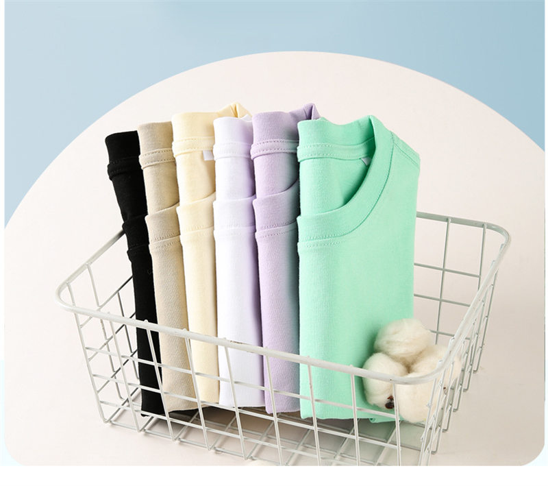 250g heavy cotton children short-sleeved round neck T-shirt BC10-250g children T-shirt