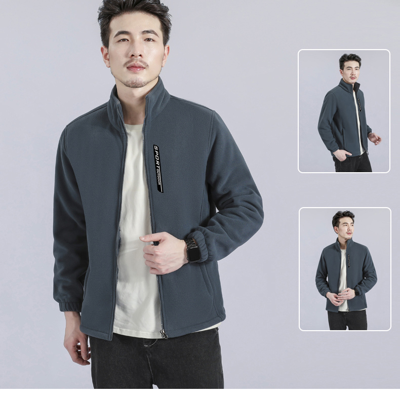 Thickened fleece lining for warmth, men KN1-9188