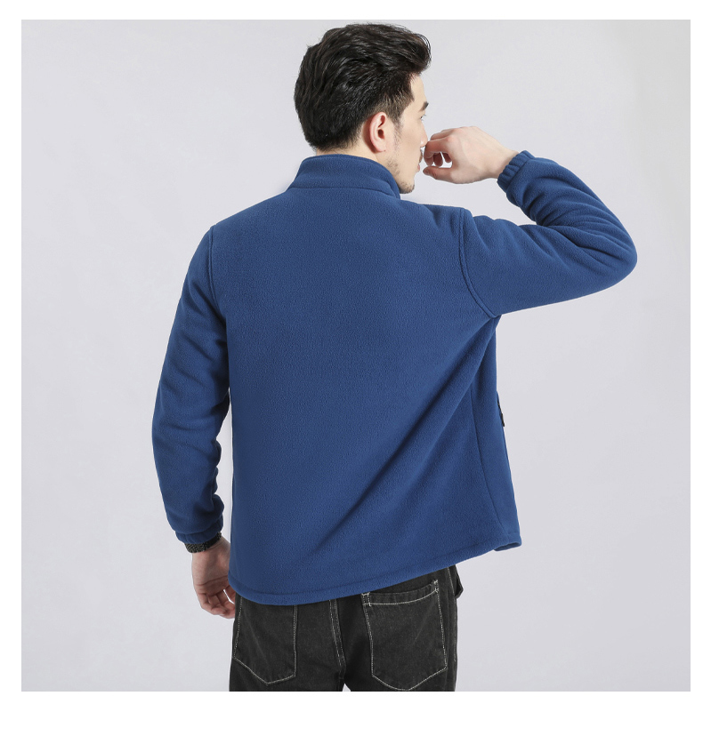 Thickened fleece lining for warmth, men KN1-9188