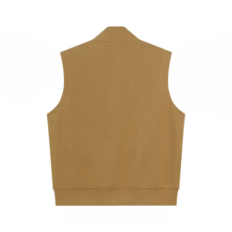 380g high quality combed brushed simple casual vest jacket G21-U-55033