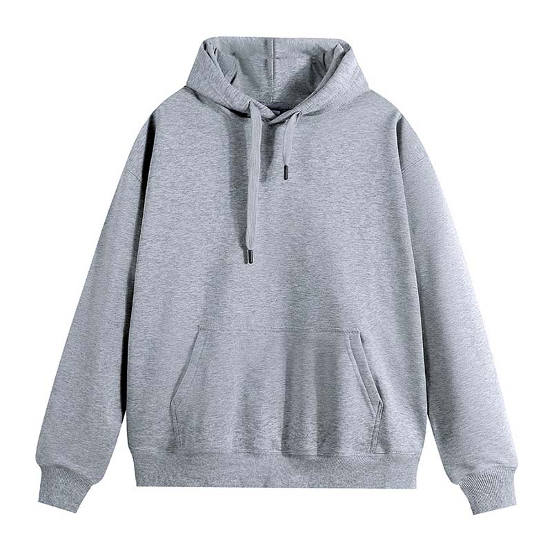 500g heavyweight pure cotton warm silver fox velvet drop shoulder hooded sweatshirt G21-U-X987