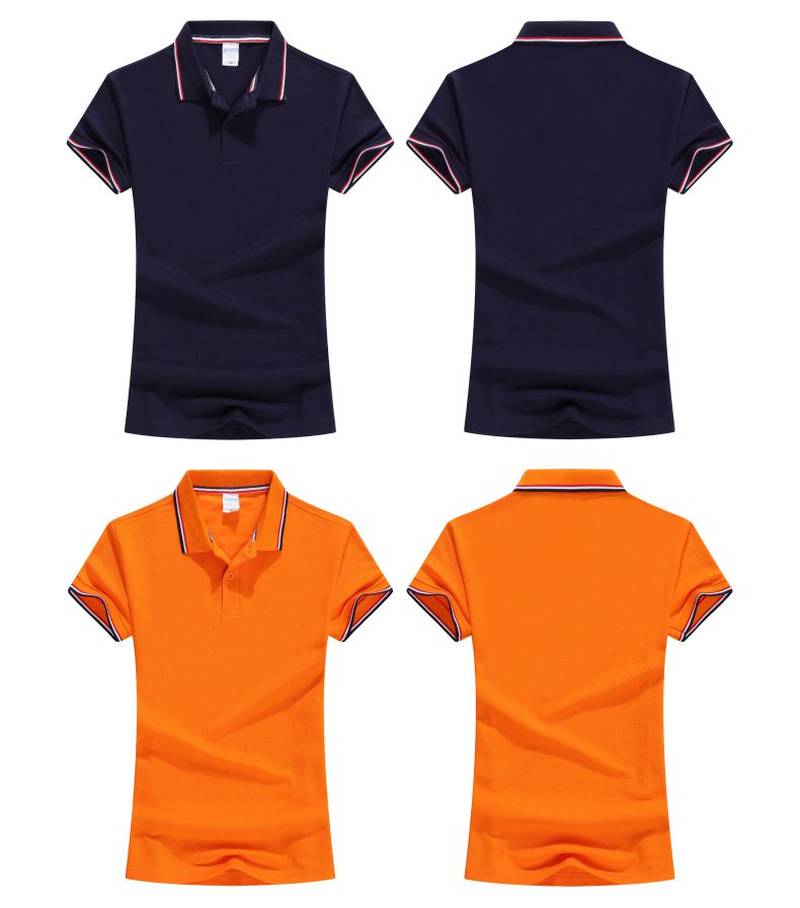 4012#-200g CVC color lapel Polo short sleeve lapel