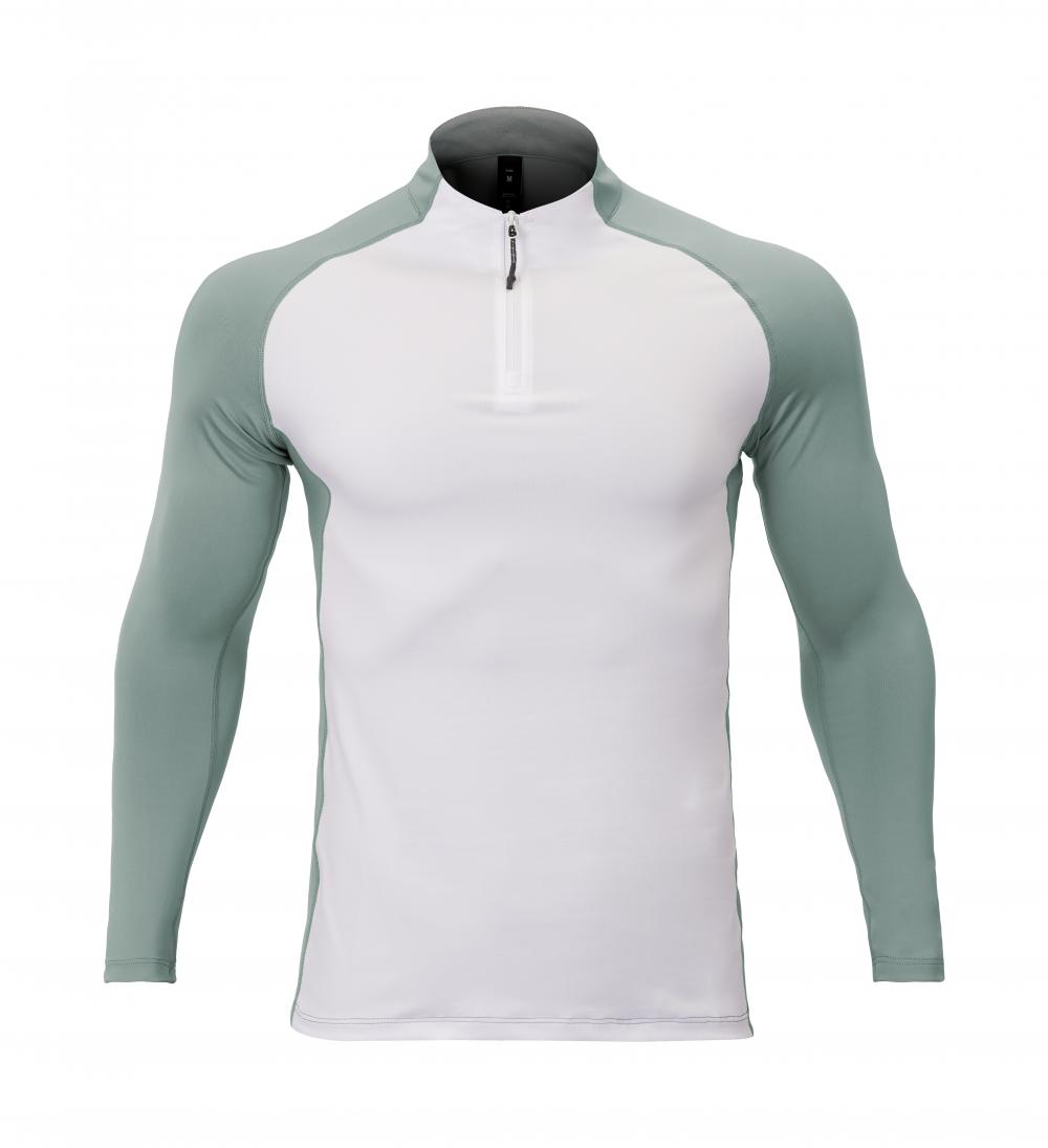 AL16821# Men knitted long-sleeved half-zip T-shirt long-sleeved stand-up collar for Men