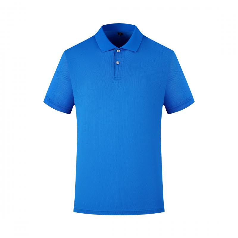 2288#2289# Quick-drying breathable solid color short-sleeved T-shirt short-sleeved lapel