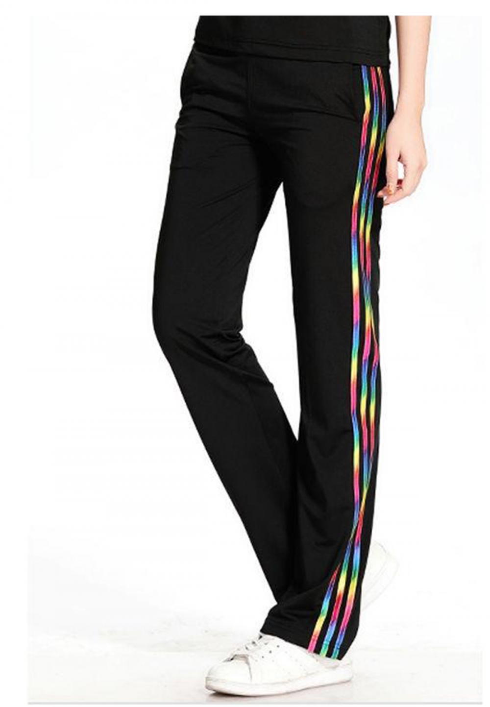 6016#6017# Spring and Autumn Trousers Tricolor Clause Trousers